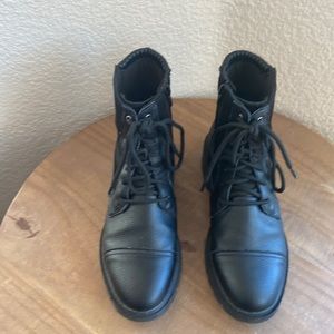 Clarks, size 7.5 M, black, combat boots
